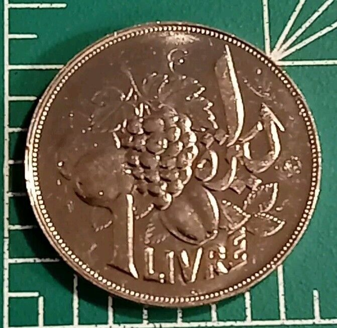 Read more about the article Lebanon 1 Livre Lira   1968 Coin  FAO KM # 29