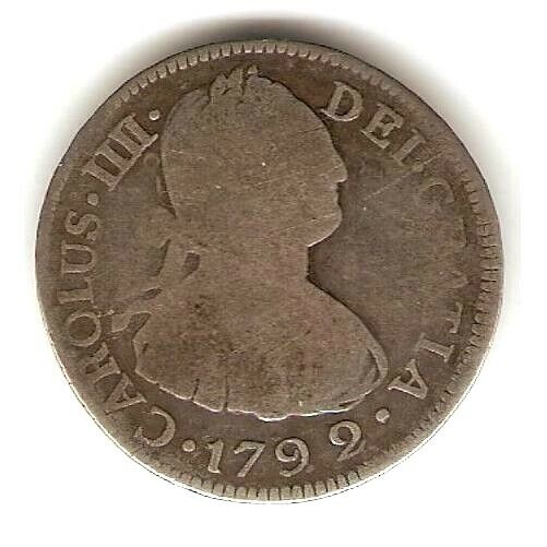 Read more about the article 1792 NG GUATEMALA SILVER Coin 2 REAL – SPANISH COLONY