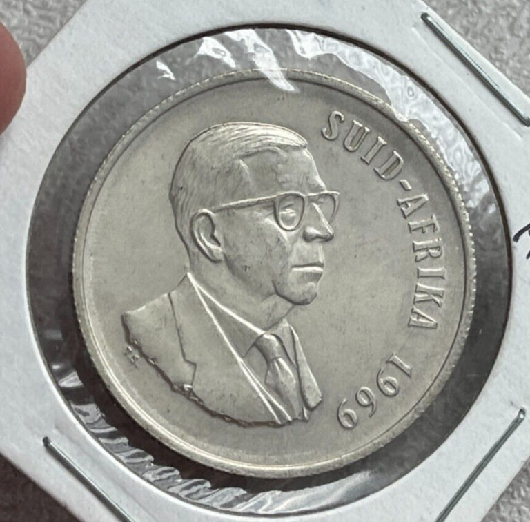 Read more about the article 1969 South Africa 1 One Rand – Afrikaans – Silver L2