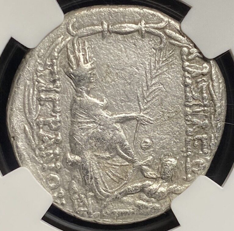 Read more about the article Tigranes II 95-56 BC  Tetradrachm Kings of Armenia  Armenian Silver Coin  NGC VF