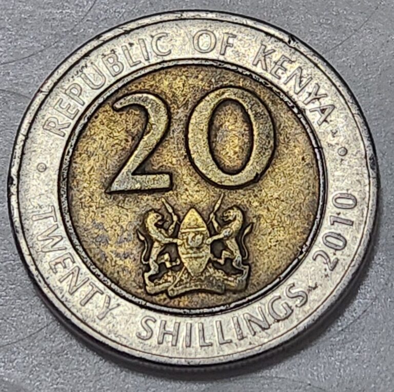 Read more about the article KENYA 🇰🇪 TWENTY (20) SHILLINGS COIN 2010