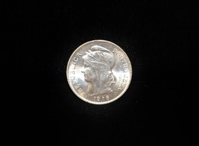 Read more about the article 1916 Portugal 50 Centavos KM 561 .8350 Silver #CR10707