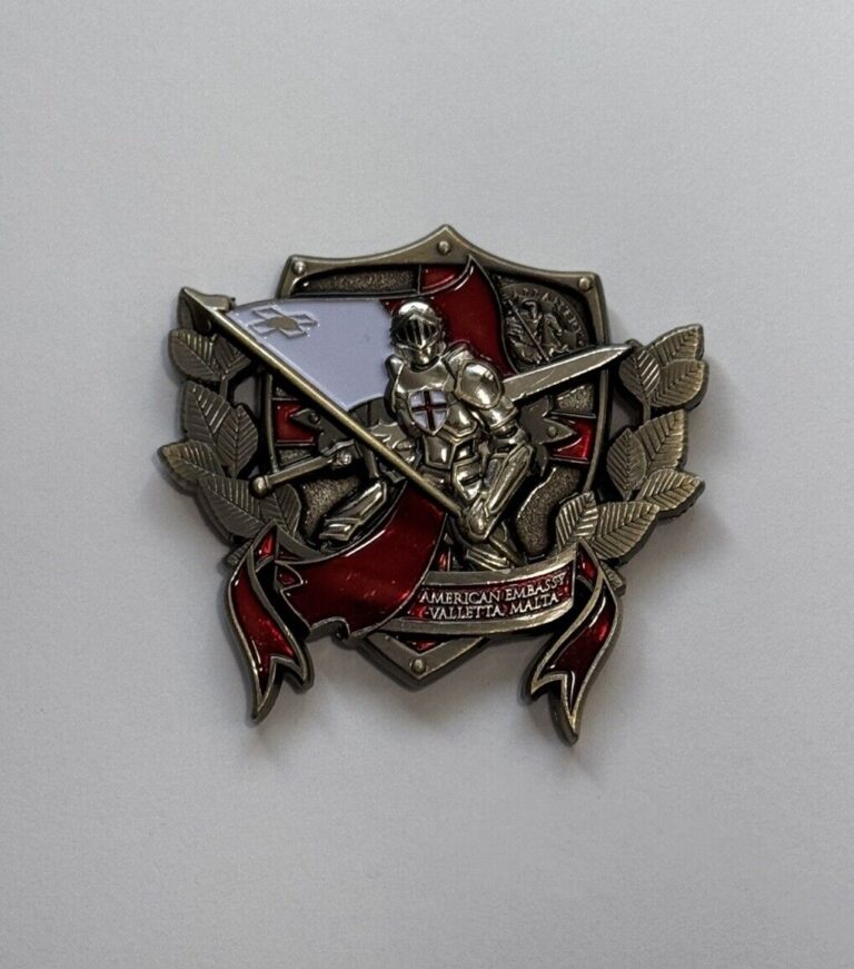 Read more about the article EXTREMELY RARE MSG Marine Security Guard Valletta Malta Embassy Challenge Coin