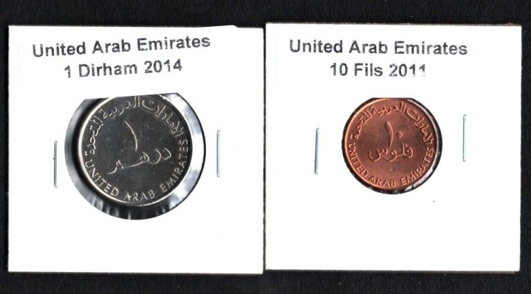 Read more about the article UNITED ARAB EMIRATES 2011  2014 SET OF 2 COINS