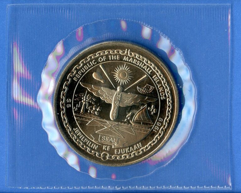 Read more about the article 1989 Marshall Islands $5 First Men On The Moon Commemorative Coin #25 NASA