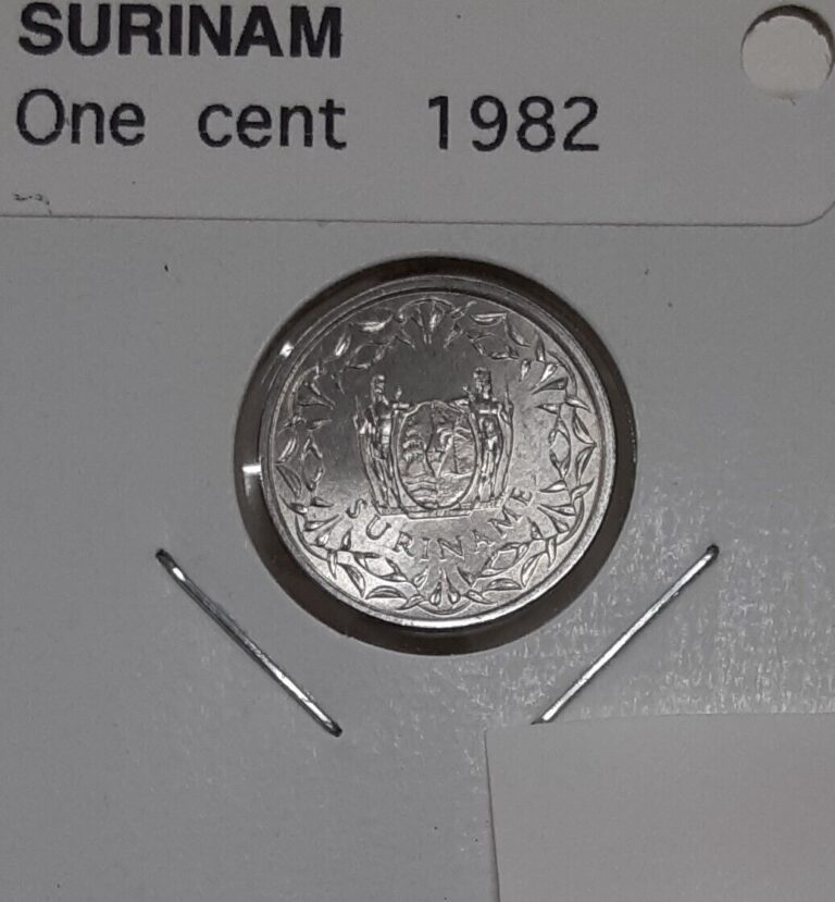 Read more about the article Suriname 1982 1 Cent Aluminum Coin  BU