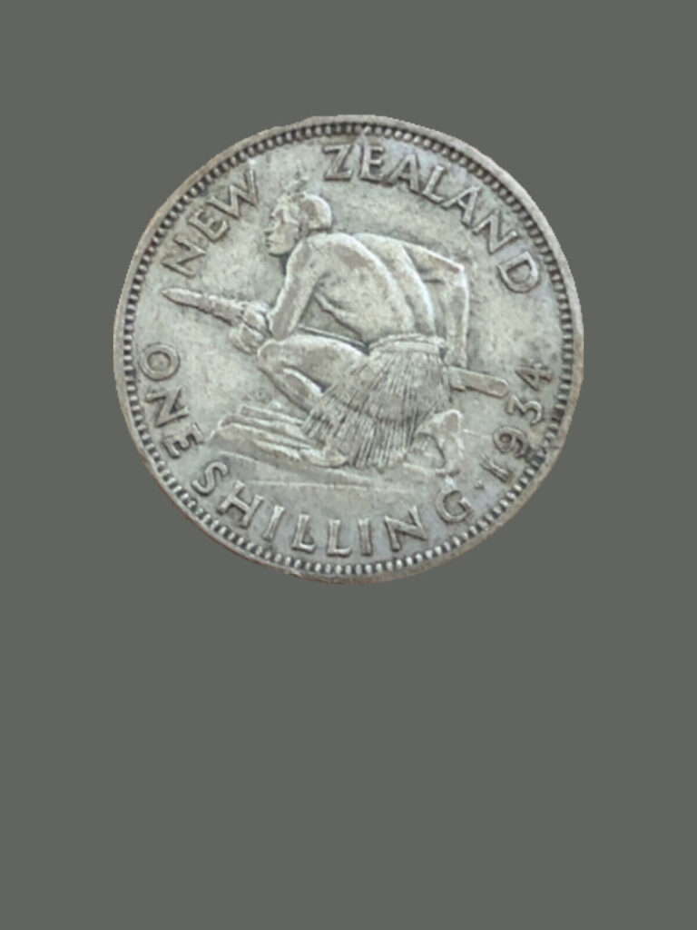 Read more about the article 1934 New Zealand 1 Shilling Silver Coin – VF
