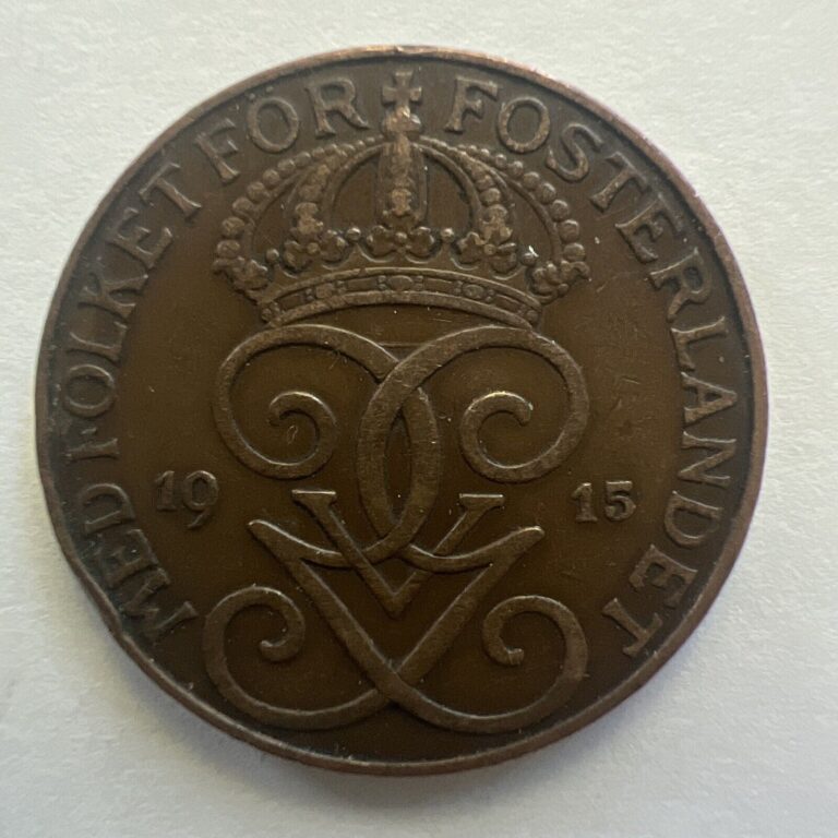 Read more about the article SWEDEN – 5 ORE Coin – 1915