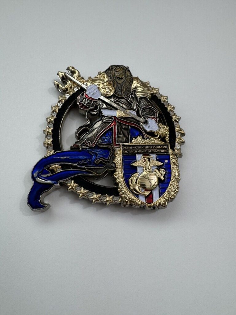 Read more about the article EXTREMELY RARE – MSG Marine Security Guard Detachment Singapore Challenge Coin