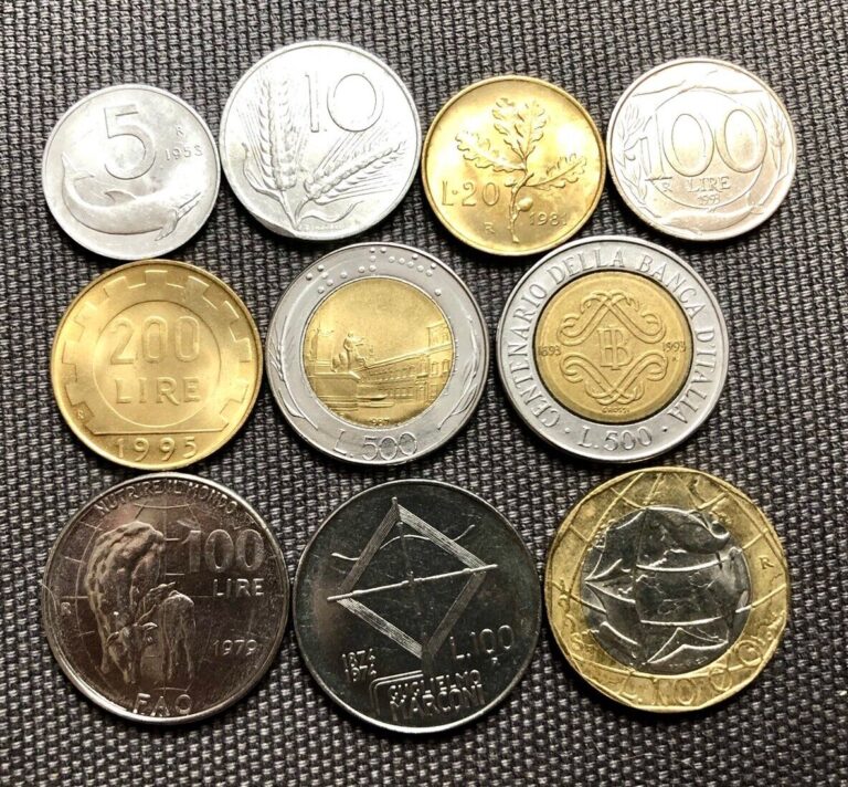 Read more about the article Italy 🇮🇹 Lot Of 10  World Foreign Coins