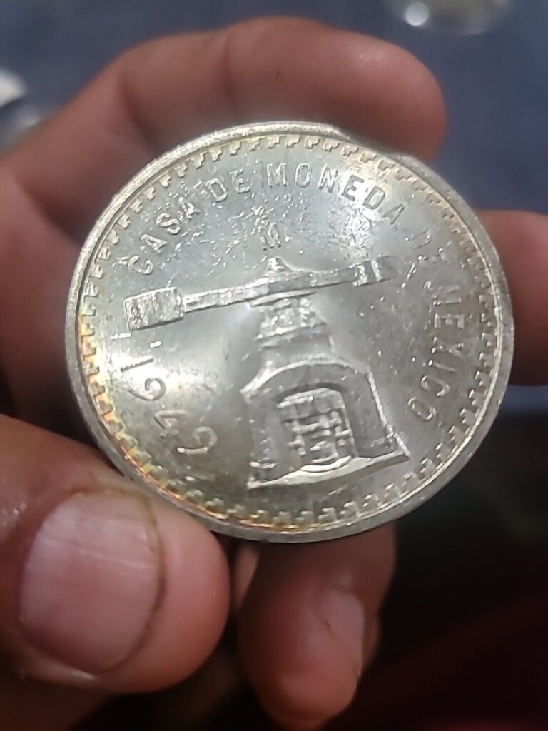 Read more about the article LOVELY CHOICE BU 1949 MEXICO ONZA .925 STERLING 1 OZ PURE SILVER  RADIANT