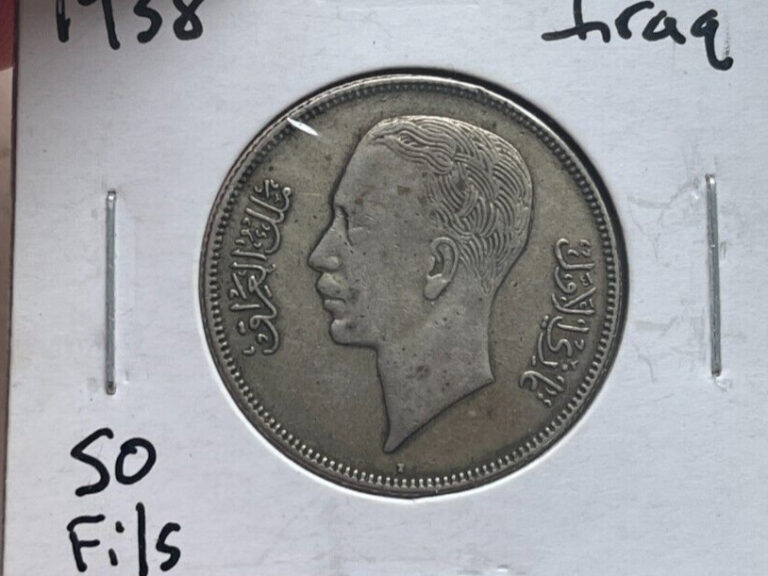 Read more about the article AH 1357 (1938) I Iraq 50 Fils 1 One Dirham – Silver