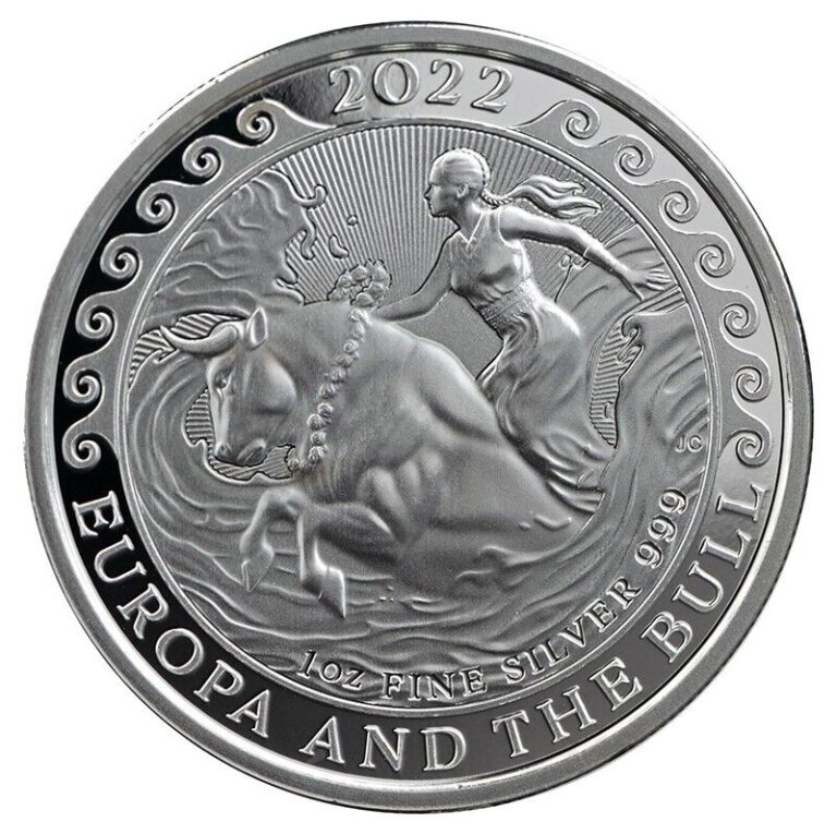 Read more about the article 2022 Europa and the Bull 1 oz Silver Coin