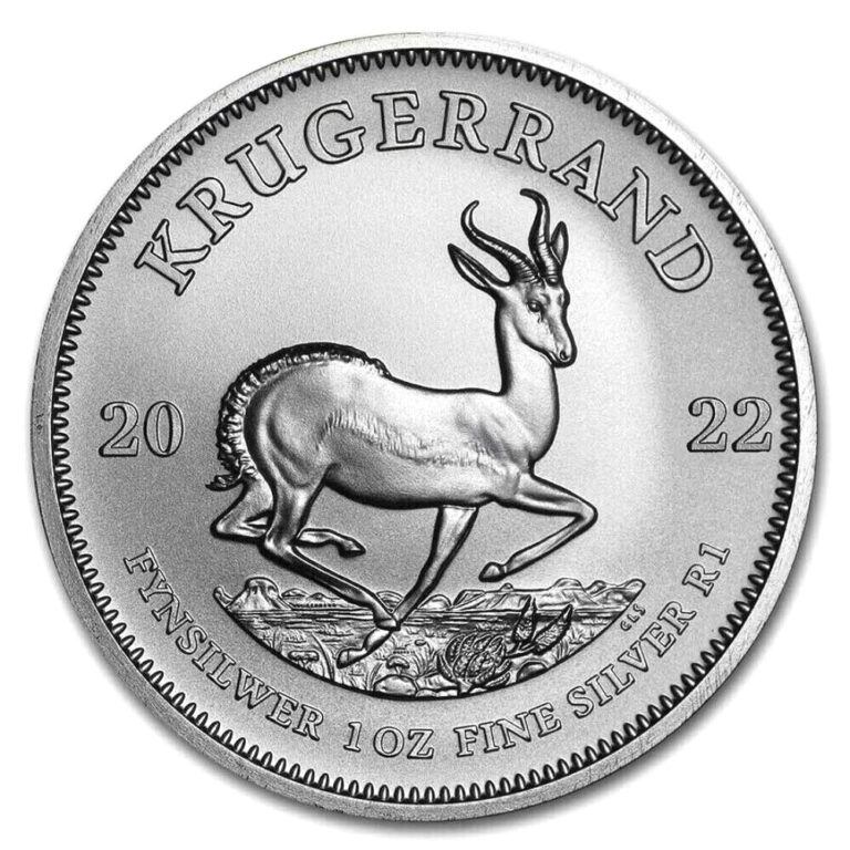 Read more about the article 2022 South Africa Krugerrand .999 Fine Silver Coin One (1) Ounce Oz Bullion – BU