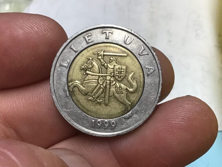 Read more about the article Lithuania 5 litai  1999 Coin BI-Metallic