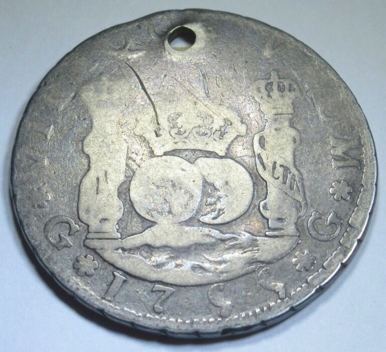 Read more about the article 1755 Guatemala Silver 4 Reales Spanish Colonial Half Dollar 1700’s Pillar Coin