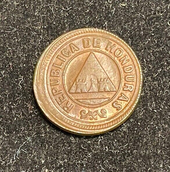 Read more about the article 1910 Honduras 2 Centavos 2/1 Variety Off-Center High Grade RARE Please Read