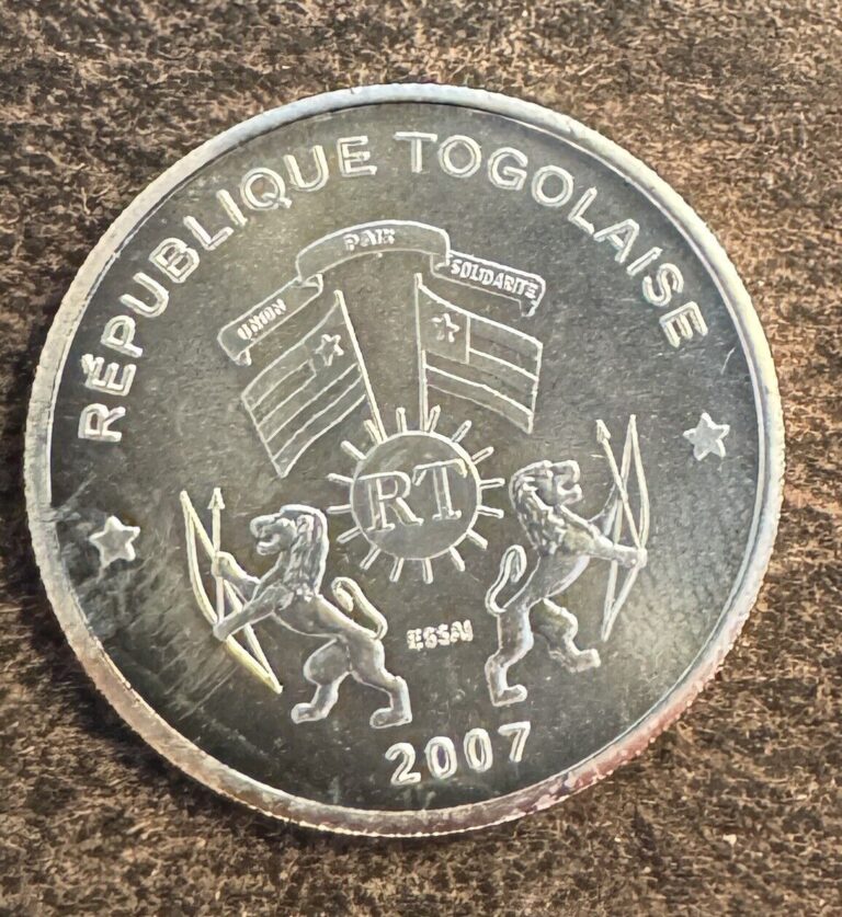 Read more about the article 2007 Togo 2500 Francs Abolition Of Slavery Coin