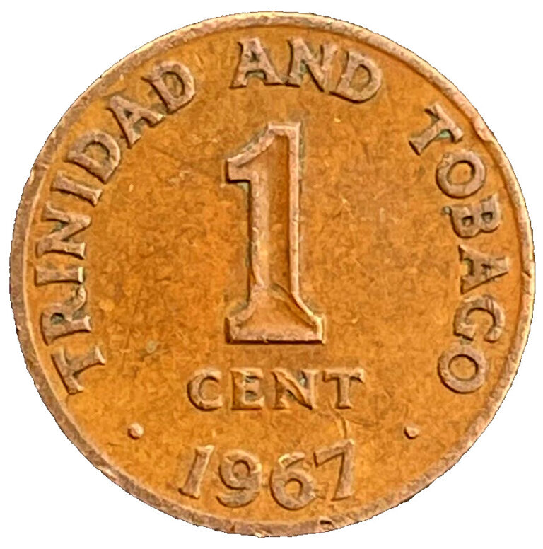 Read more about the article 1967 Trinidad and Tobago Coin 1 Cent KM# 1 South America EXACT SHOWN Free Ship