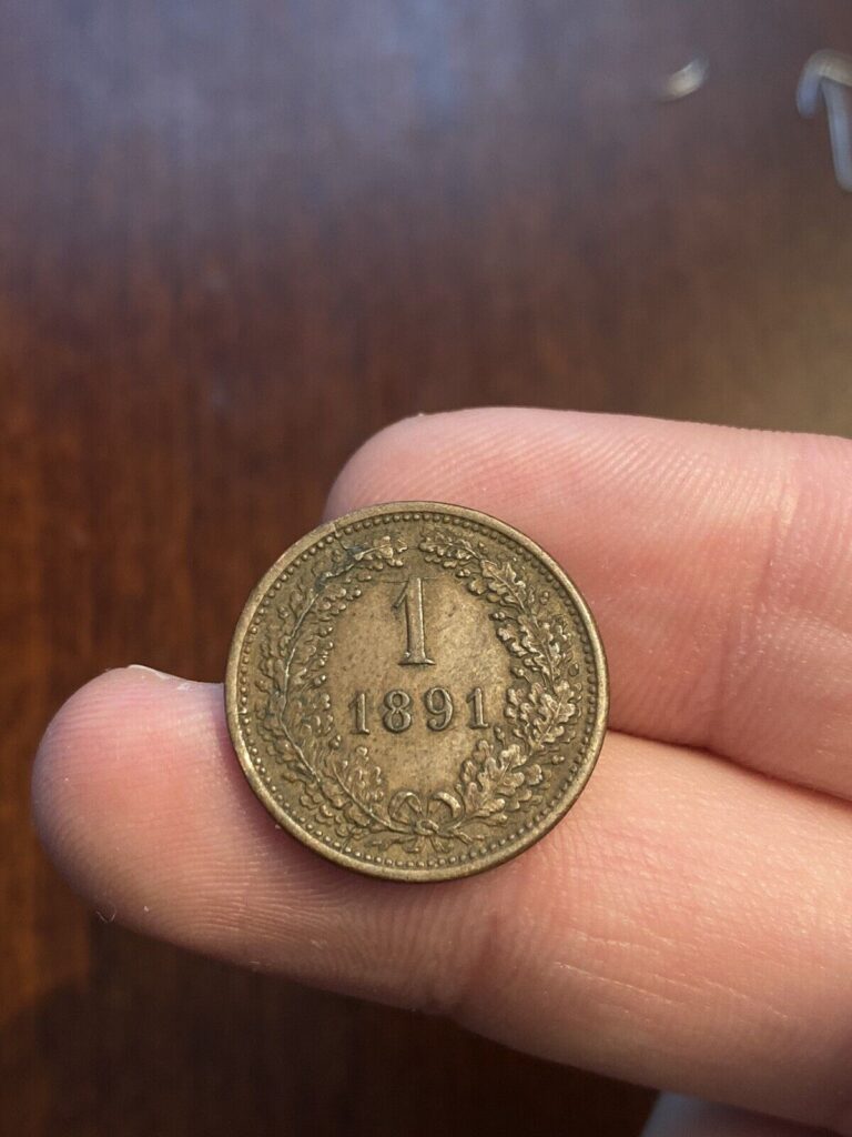 Read more about the article Austria 1891 1 Kreuzer  Copper  Nice!
