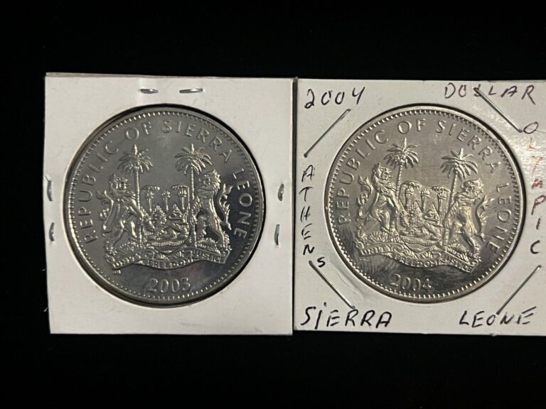 Read more about the article 2003 2004 Republic of Sierra Leone Athens Olympic Coins