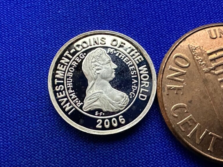 Read more about the article 2006 Malawi 5 Kwacha .9999 Silver Micro Coin Maria Theresa 3000 Mint   #ZM73