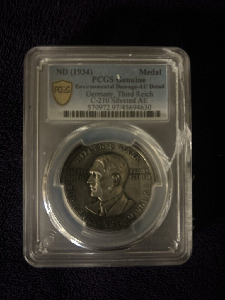 Read more about the article C-210 Germany  Third Reich His Thanks  1936 PCGS Genuine