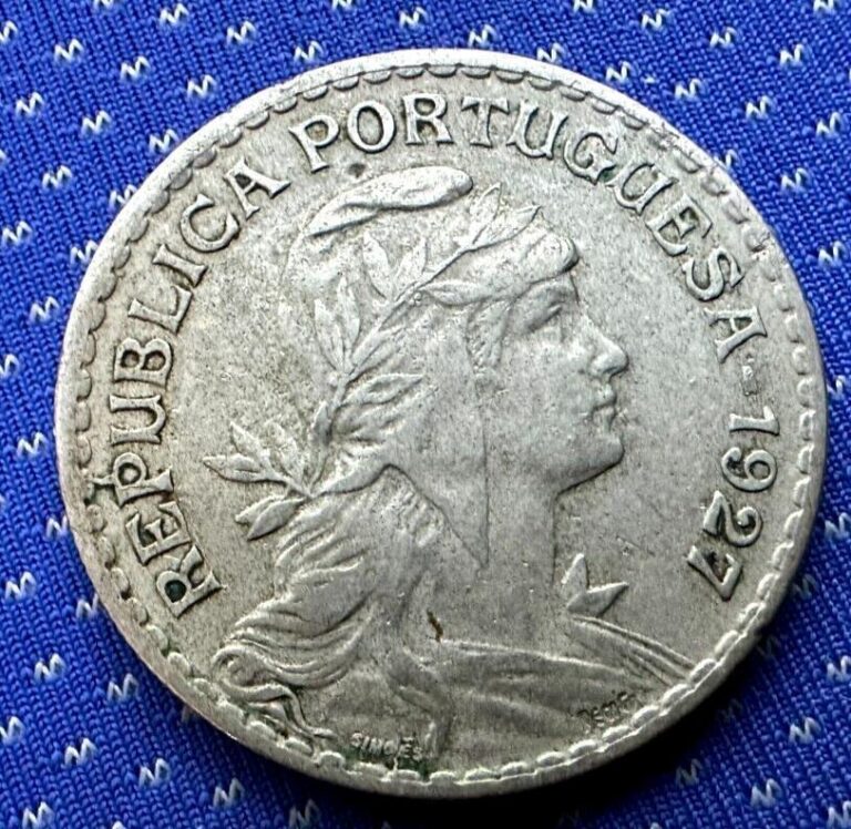 Read more about the article 1927 Portugal 1 Escudos Coin  ( 1.9 Million Minted )   #MX167