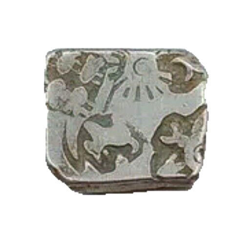 Read more about the article RARE 322-185 BC MAURYAN EMPIRE Silver Karshapana Coin -India Pakistan Bangladesh