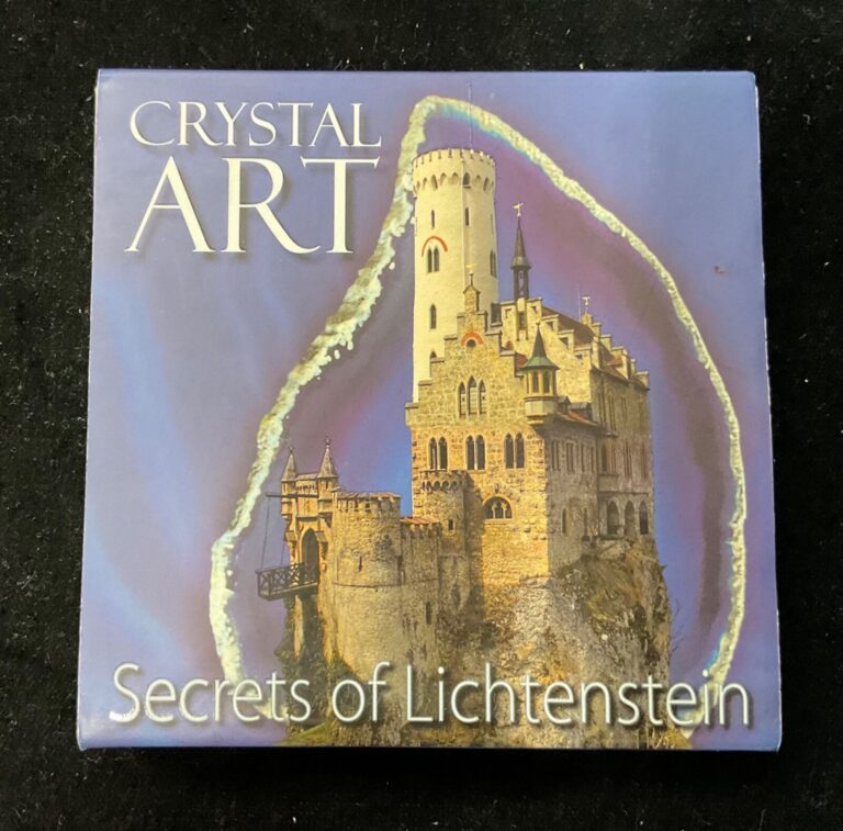 Read more about the article 2012 Niue Secrets of Liechtenstein Crystal Art 2oz Silver Coin w/ Stone