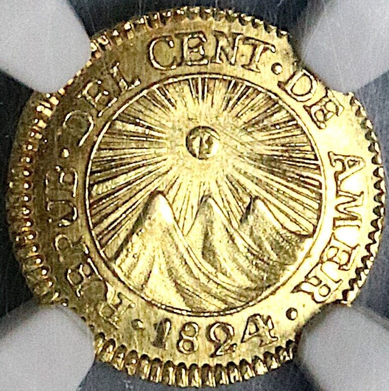 Read more about the article 1824-NG NGC MS 63 Central American 1/2 Escudo Guatemala Coin POP 8/4 (24041701D)