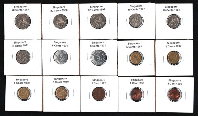 Read more about the article SINGAPORE 1971-2011 SET OF 15 COINS