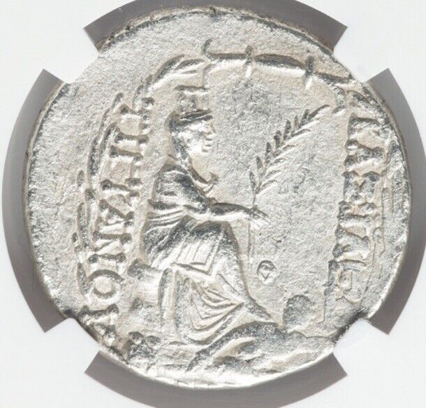 Read more about the article Tigranes II 95-56 BC  Tetradrachm Kings Armenia 4/5  Armenian Silver Coin NGC XF