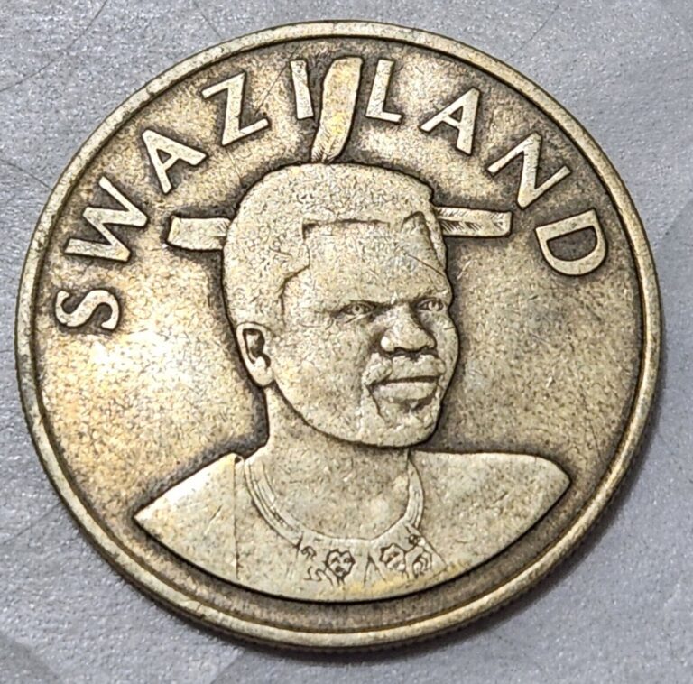 Read more about the article SWAZILAND (ESWATINI) 🇸🇿 FIVE (5) EMALANGENI COIN 2015 (KING MSWATI III)