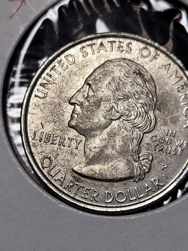 Read more about the article 1999 P Georgia Quarter with silver rim cerculated