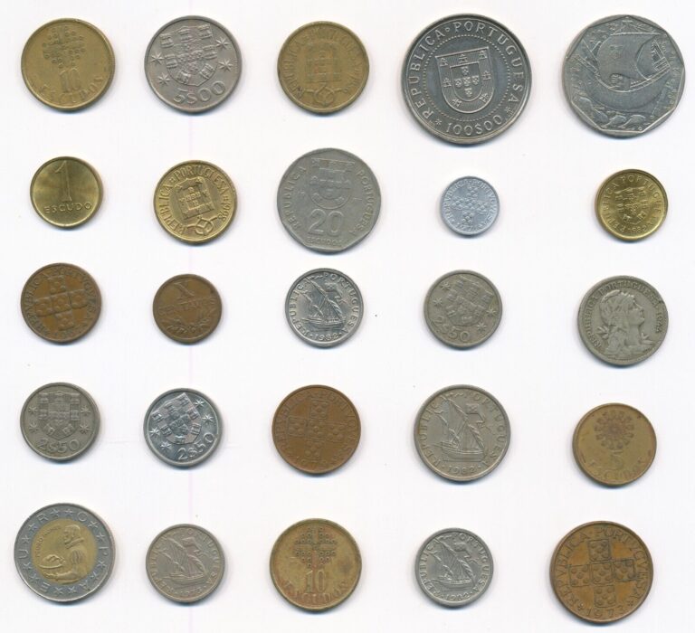 Read more about the article LOT OF 25 ASSORTED PORTUGAL COINS