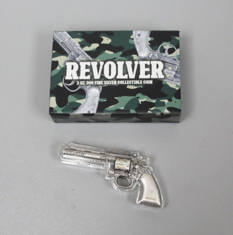 Read more about the article The Revolver – 2oz Fine Silver – Republic of Chad Collectible Coin – 4272/5000