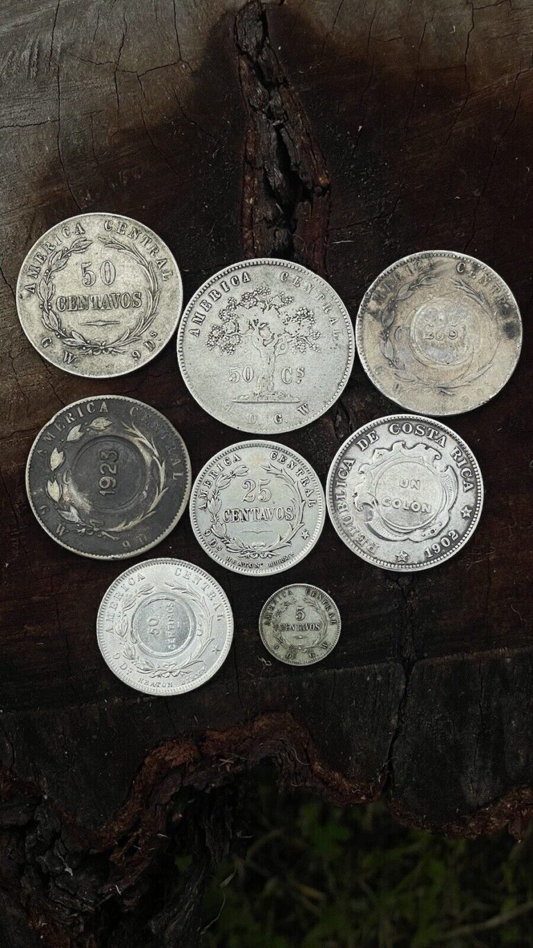 Read more about the article Lot Of Coins From Costa Rica – 1875 Large Silver 50 Centavos – Scarce