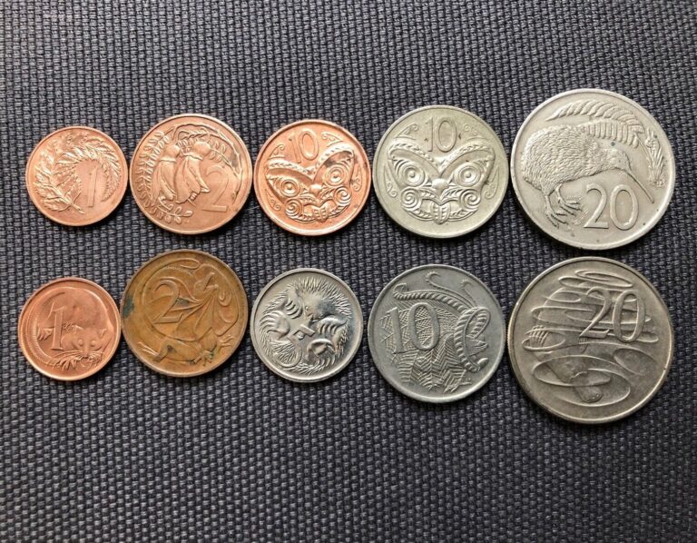 Read more about the article New Zealand 🇳🇿 Australia 🇦🇺 Lot Of 10  World Foreign Coins
