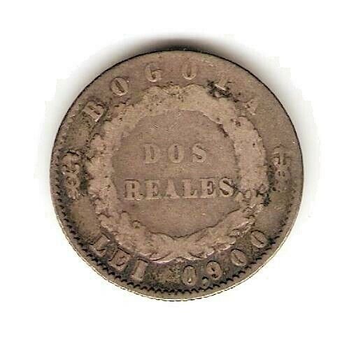 Read more about the article 1851 COLOMBIA SILVER COIN 2 REALES – REPUBLIC NUEVA GRANADA – RARE