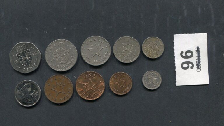 Read more about the article Set of   10    coins  of  Ghana