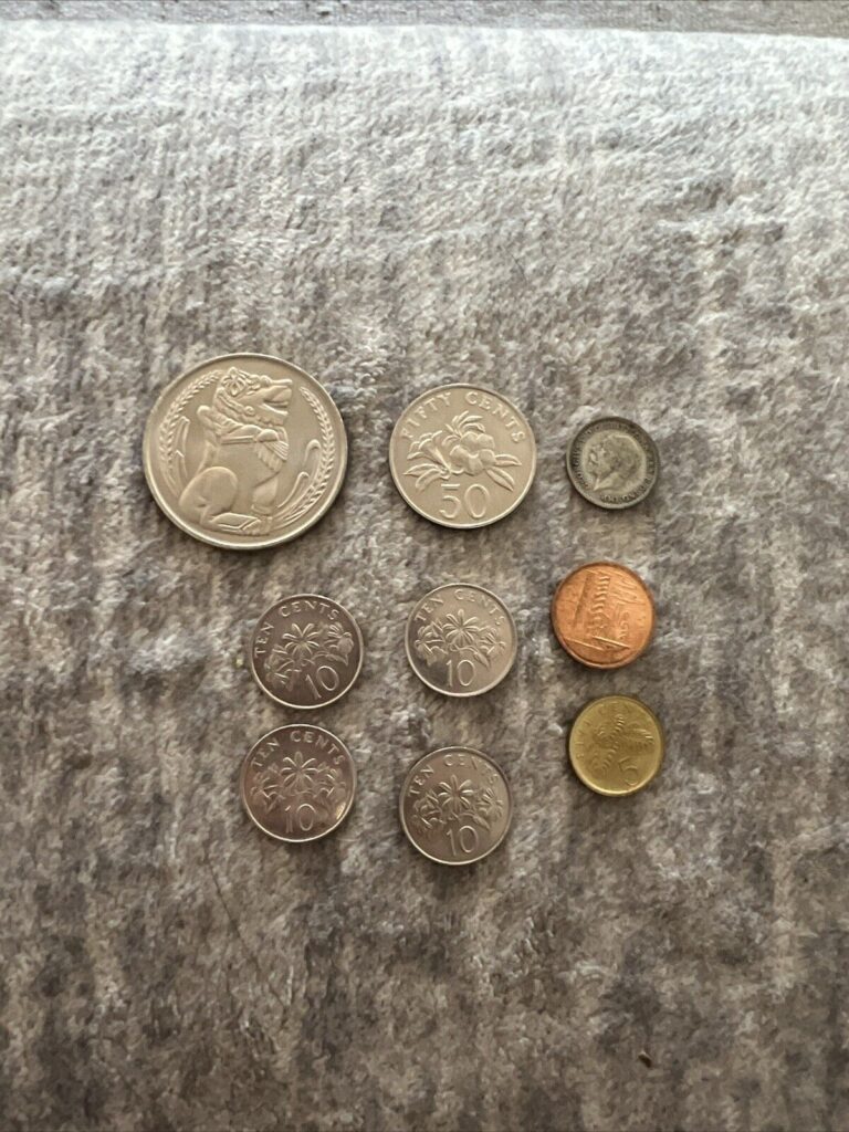 Read more about the article Singapore Mixed Coins. 1982  83  85  86   And 1933