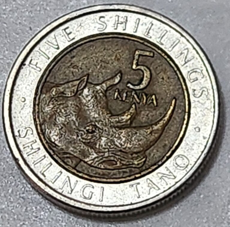 Read more about the article KENYA 🇰🇪 FIVE (5) SHILLINGS COIN 2018