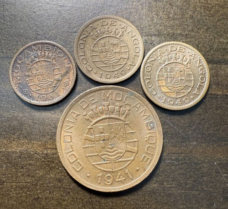 Read more about the article Portugal Coins (Mozambique  Angola)   See Pictures For Details