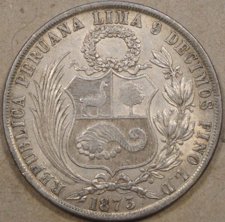 Read more about the article Peru 1873 Sol Silver Crown as Pictured