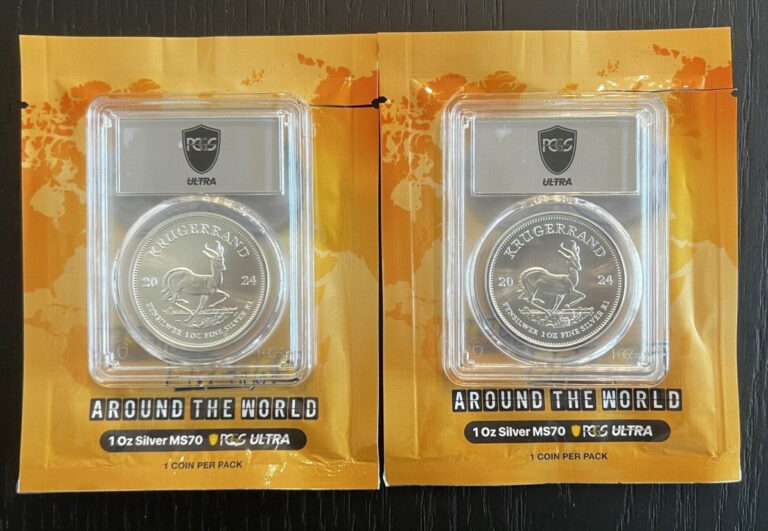 Read more about the article 2024 South Africa Silver Krugerrand 1oz ULTRA BREAKS PCGS MS70 1/890 Ultra label