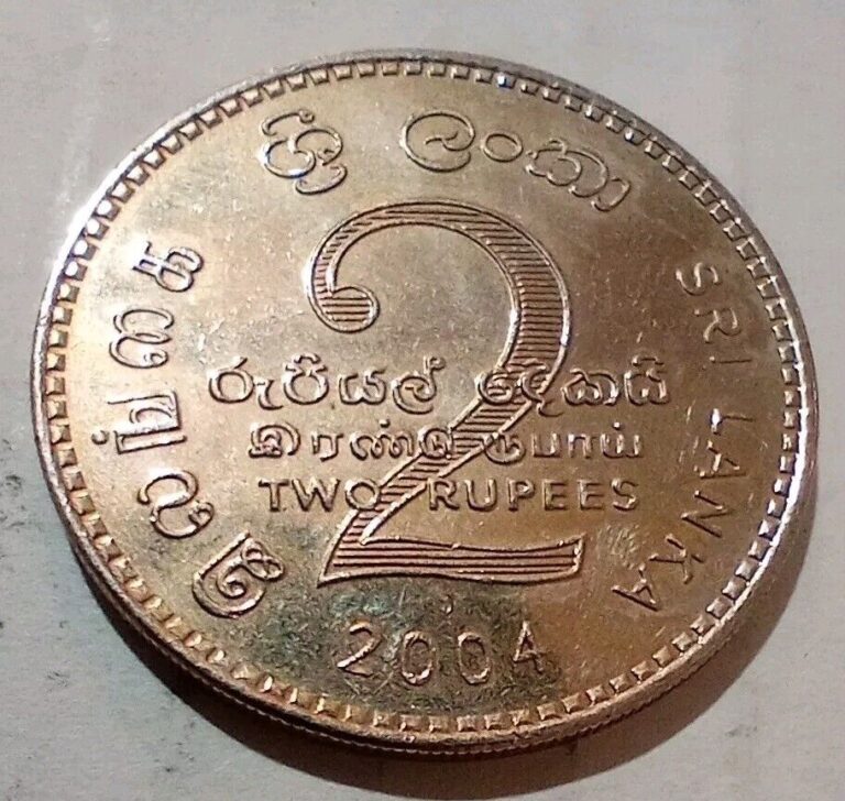 Read more about the article 2 Rupees 2004 Sri Lanka Coin Ceylon இரண்-ருபாய் இலஙகை