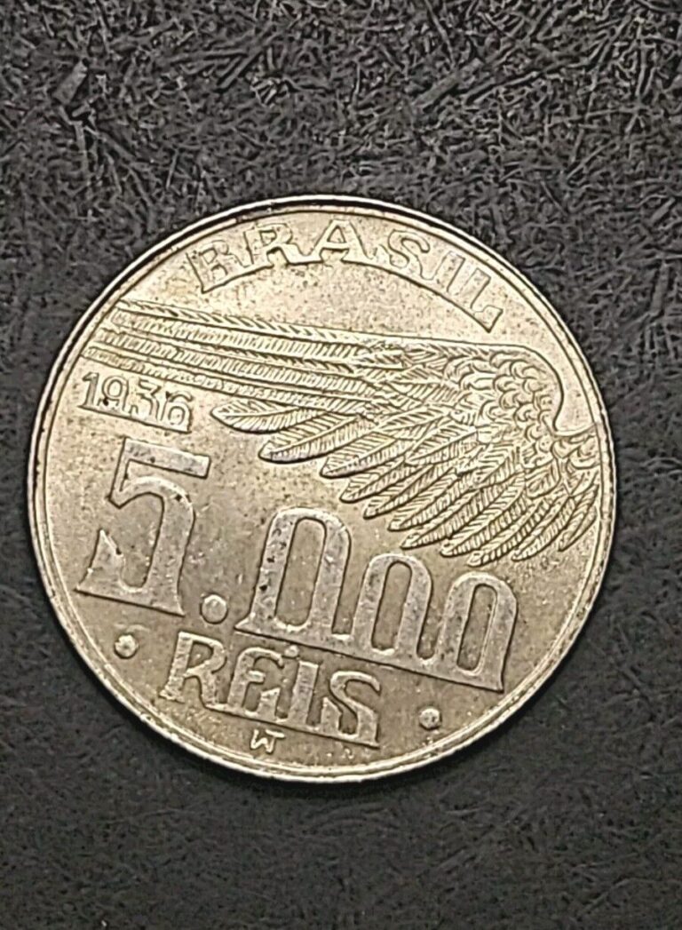 Read more about the article 1936 BRAZIL 5000 REIS KM-543