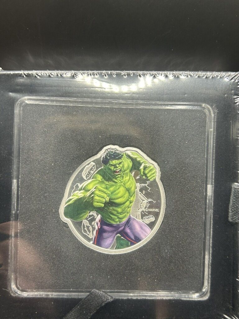 Read more about the article Marvel Pamp HULK 1 oz silver proof coin 2022 ~ Sealed