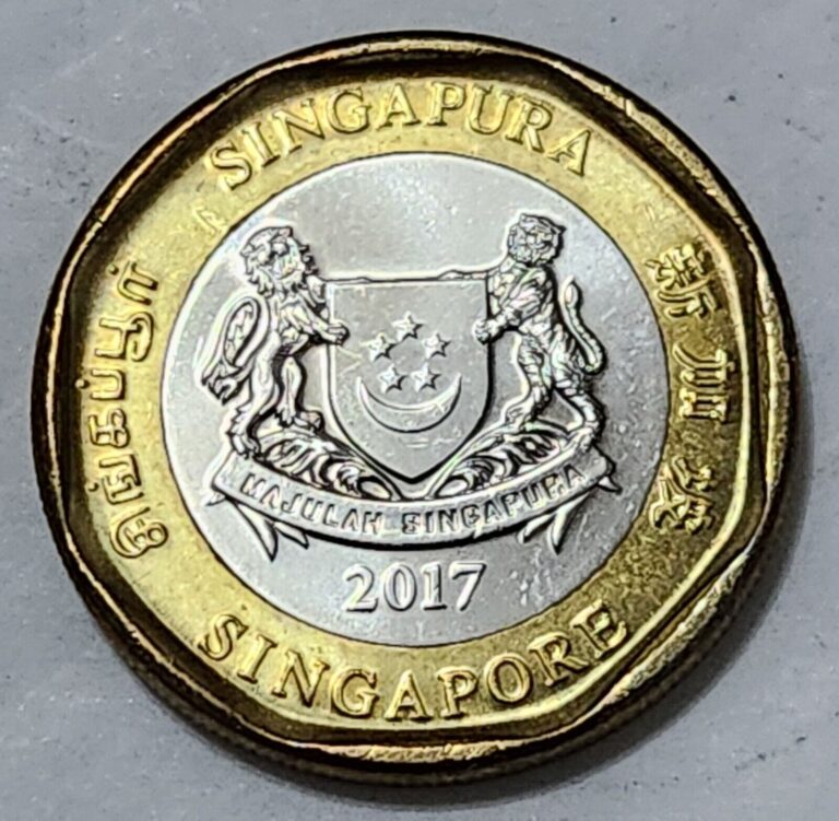 Read more about the article SINGAPORE 🇸🇬 ONE (1) DOLLAR COIN 2017